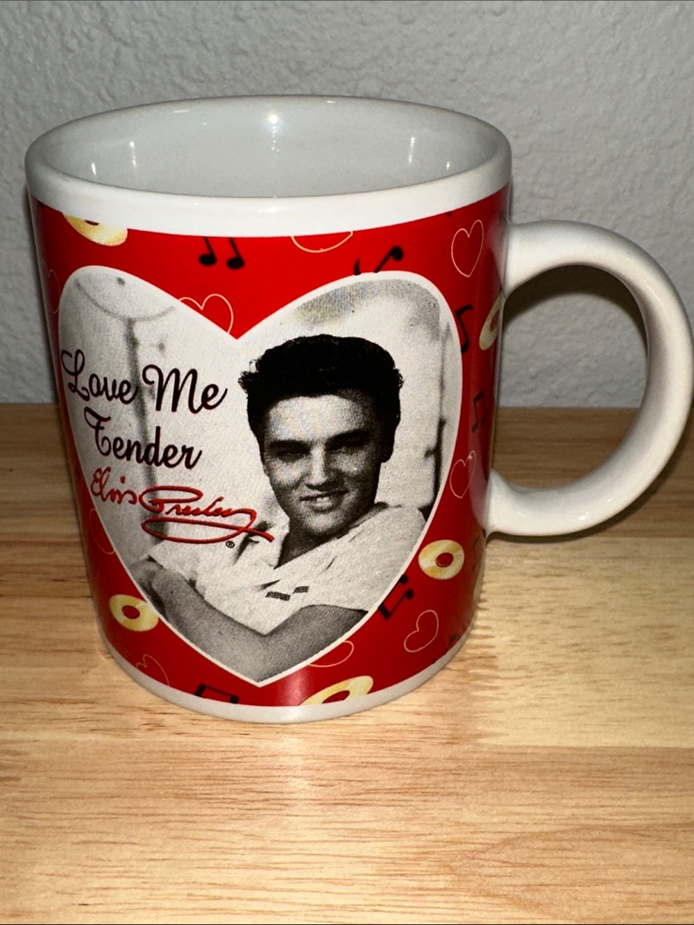 Elvis Presley “Love Me Tender” Ceramic Coffee Mug